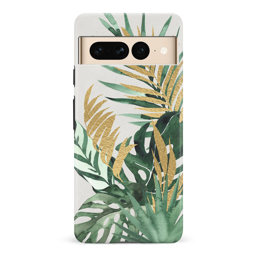 Google Pixel 7 Pro watercolour plants one phone case