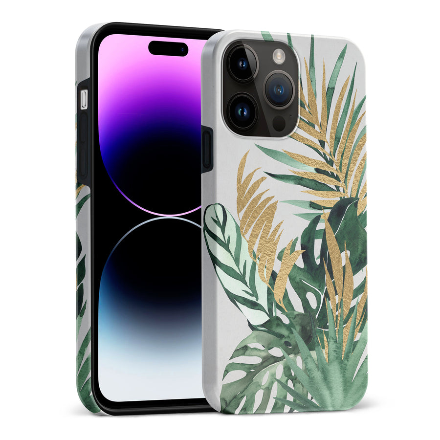 iPhone 15 Pro Max watercolour plants one phone case