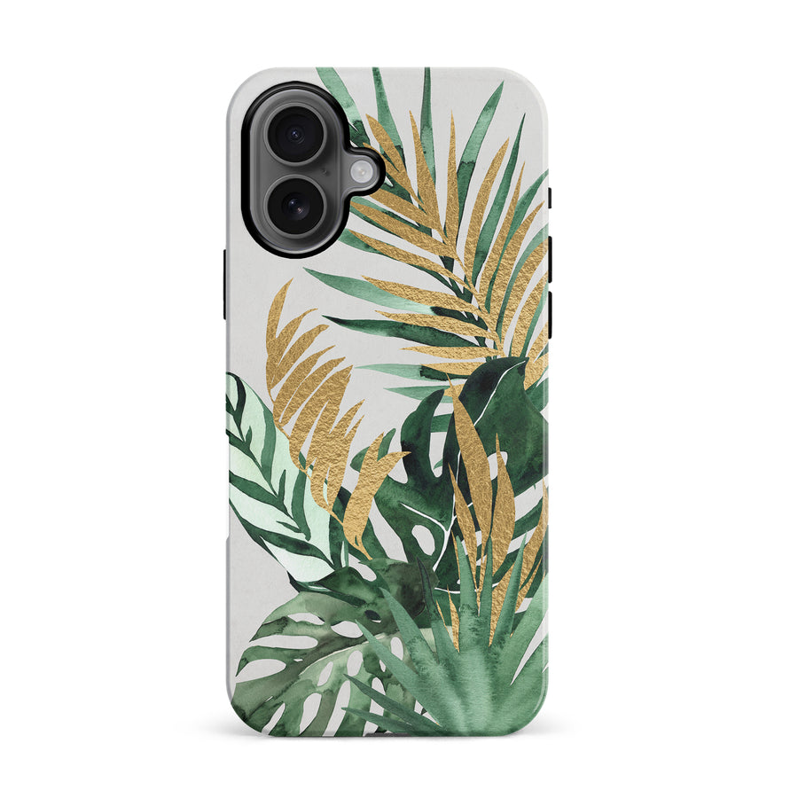 iPhone 16 watercolour plants one phone case