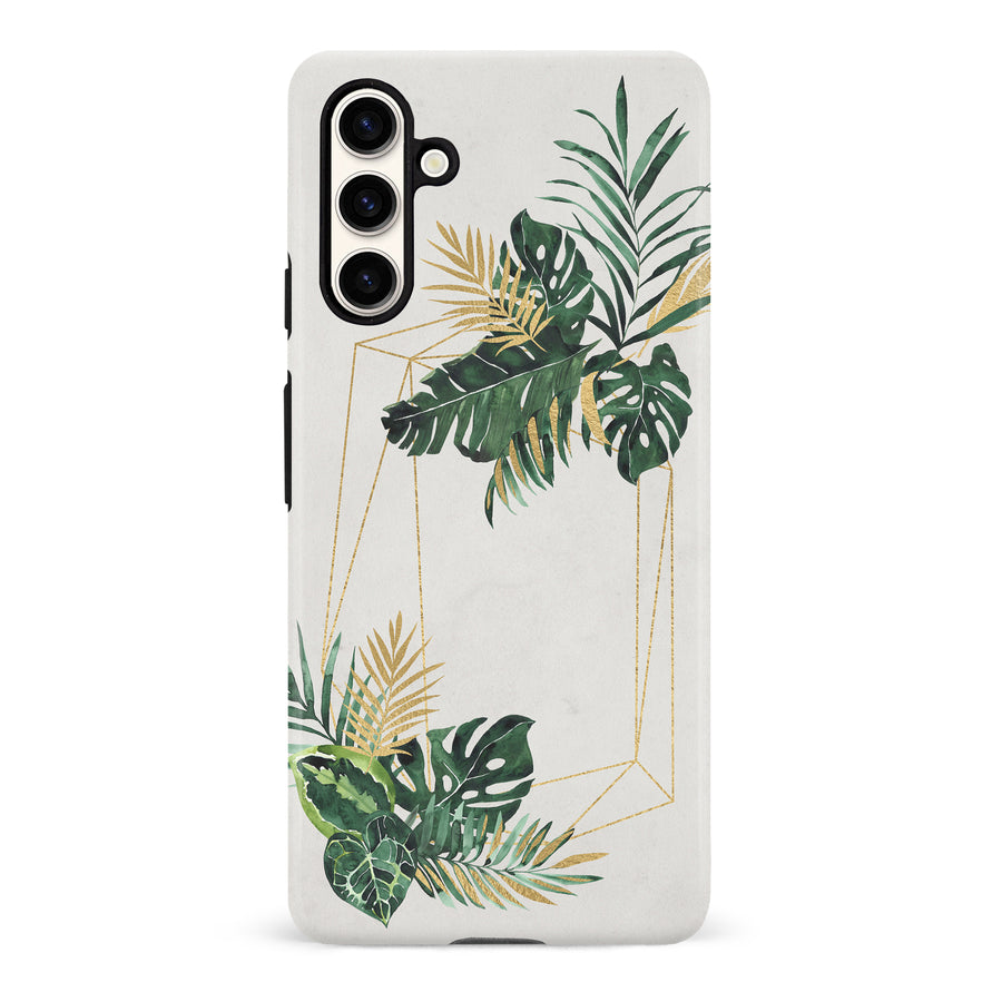 Samsung Galaxy S23 FE watercolour plants two phone case
