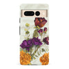 Google Pixel 7 Pro flowers on canvas phone case