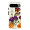 Google Pixel 9 Pro flowers on canvas phone case