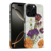 iPhone 16 Pro Max flowers on canvas phone case