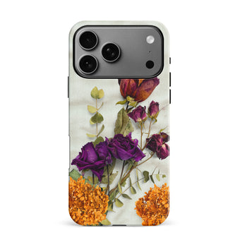 iPhone 17 Pro Max Flowers on Canvas Floral Phone Case