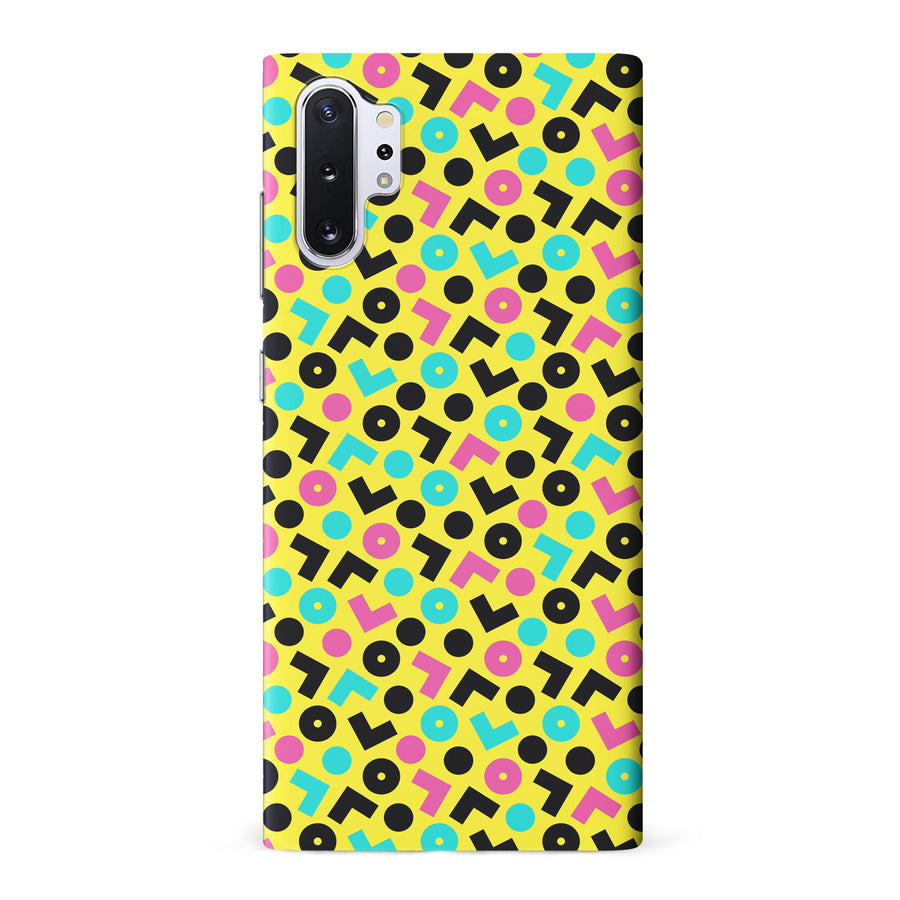 Samsung Galaxy Note 10 Pro 90's Geometry Phone Case in Yellow