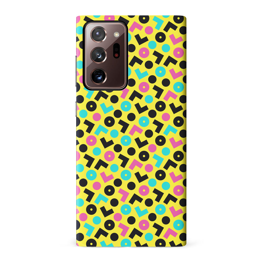 Samsung Galaxy Note 20 Ultra 90's Geometry Phone Case in Yellow