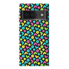 Google Pixel 6 Pro 90's Geometry Phone Case in Black