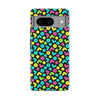 Google Pixel 8 90's Geometry Phone Case in Black