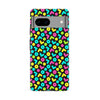 Google Pixel 8A 90's Geometry Phone Case in Black