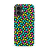 iPhone 16 90's Geometry Phone Case in Black