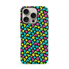iPhone 16 Pro 90's Geometry Phone Case in Black