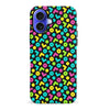 iPhone 16 Plus 90's Geometry Phone Case in Black
