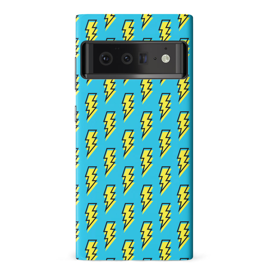 Google Pixel 6 Pro Lightning Phone Case in Blue