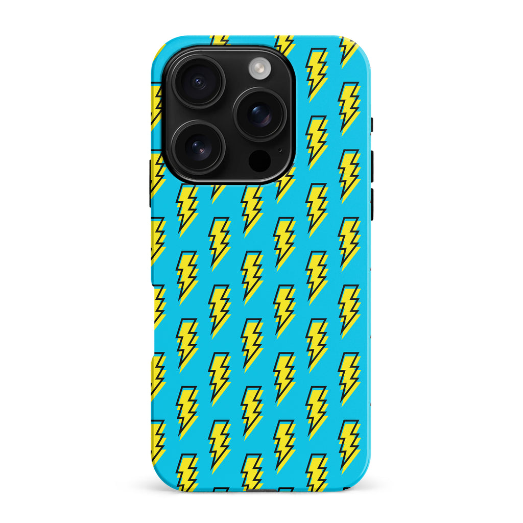 iPhone 16 Pro Max Lightning Phone Case in Blue