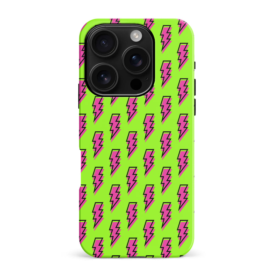 iPhone 16 Pro Max Lightning Phone Case in Green