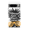 Google Pixel 8 Pro Messy Hair Don't Care Phone Case in White
