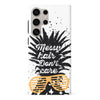 Samsung Galaxy S24 Ultra Messy Hair Don't Care Phone Case in White