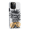 iPhone 15 Pro Max Messy Hair Don't Care Phone Case in White