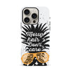 iPhone 16 Pro Messy Hair Don't Care Phone Case in White