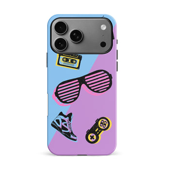 iPhone 17 Pro Max The Rad 90's Phone Case Blue/Purple