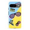 Google Pixel 9 The Rad 90's Phone Case in Blue/Yellow