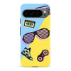 Google Pixel 9 Pro The Rad 90's Phone Case in Blue/Yellow