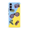 Samsung S24 Plus The Rad 90's Phone Case - Blue/Yellow