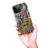 iPhone 15 Pro Max Retro Stickers Phone Case