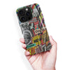 iPhone 16 Pro Max Retro Stickers Phone Case