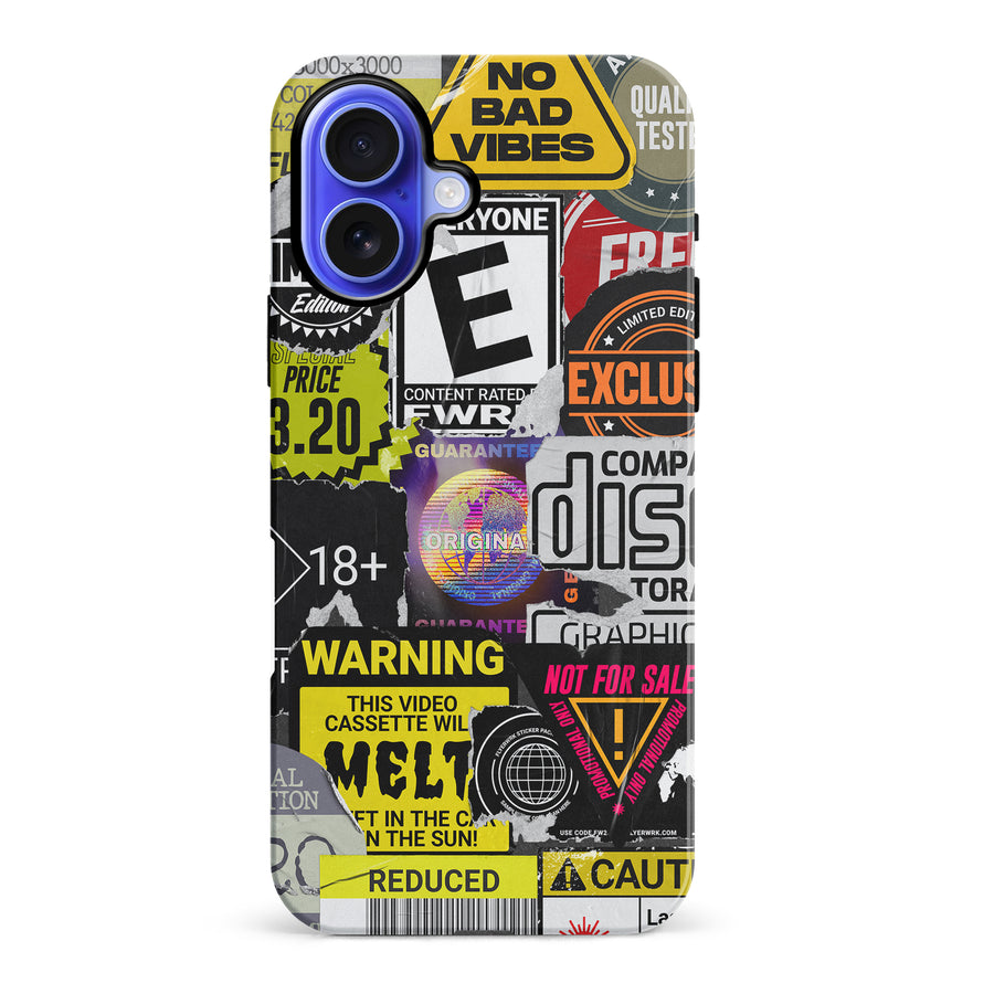 iPhone 16 Plus Sticker Phone Case