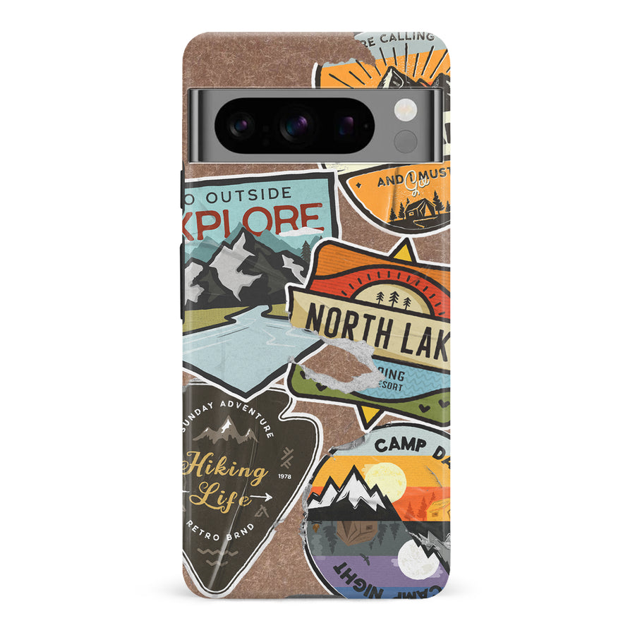 Google Pixel 8 Pro Explorer Stickers Two Phone Case