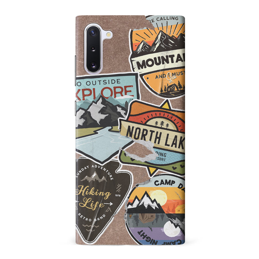 Samsung Galaxy Note 10 Explorer Stickers Two Phone Case