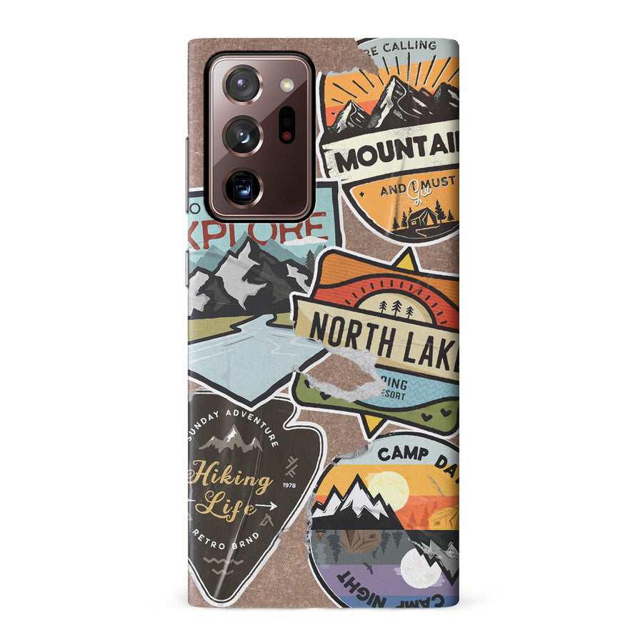 Samsung Galaxy Note 20 Ultra Explorer Stickers Two Phone Case