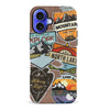 iPhone 16 Plus Explorer Stickers Two Phone Case