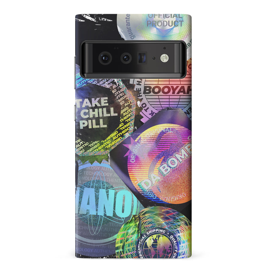 Google Pixel 6 Pro Holo Stickers Phone Case