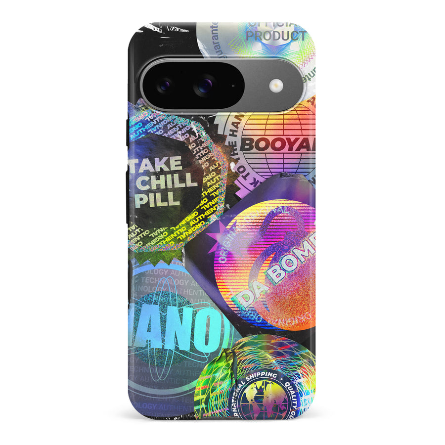 Google Pixel 9 Holo Stickers Phone Case