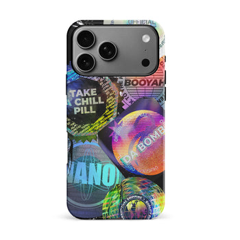 iPhone 17 Pro Max Holo Stickers Phone Case