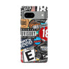 Google Pixel 8A Media Stickers Phone Case