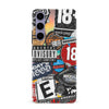 Samsung Galaxy S24 Plus Media Stickers Phone Case