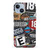 iPhone 15 Media Stickers Phone Case