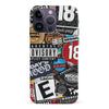iPhone 15 Pro Media Stickers Phone Case