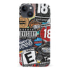 iPhone 15 Plus Media Stickers Phone Case