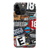 iPhone 15 Pro Max Media Stickers Phone Case