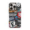 iPhone 16 Pro Media Stickers Phone Case