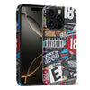 iPhone 16 Pro Max Media Stickers Phone Case