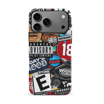 iPhone 17 Pro Max Media Stickers Phone Case