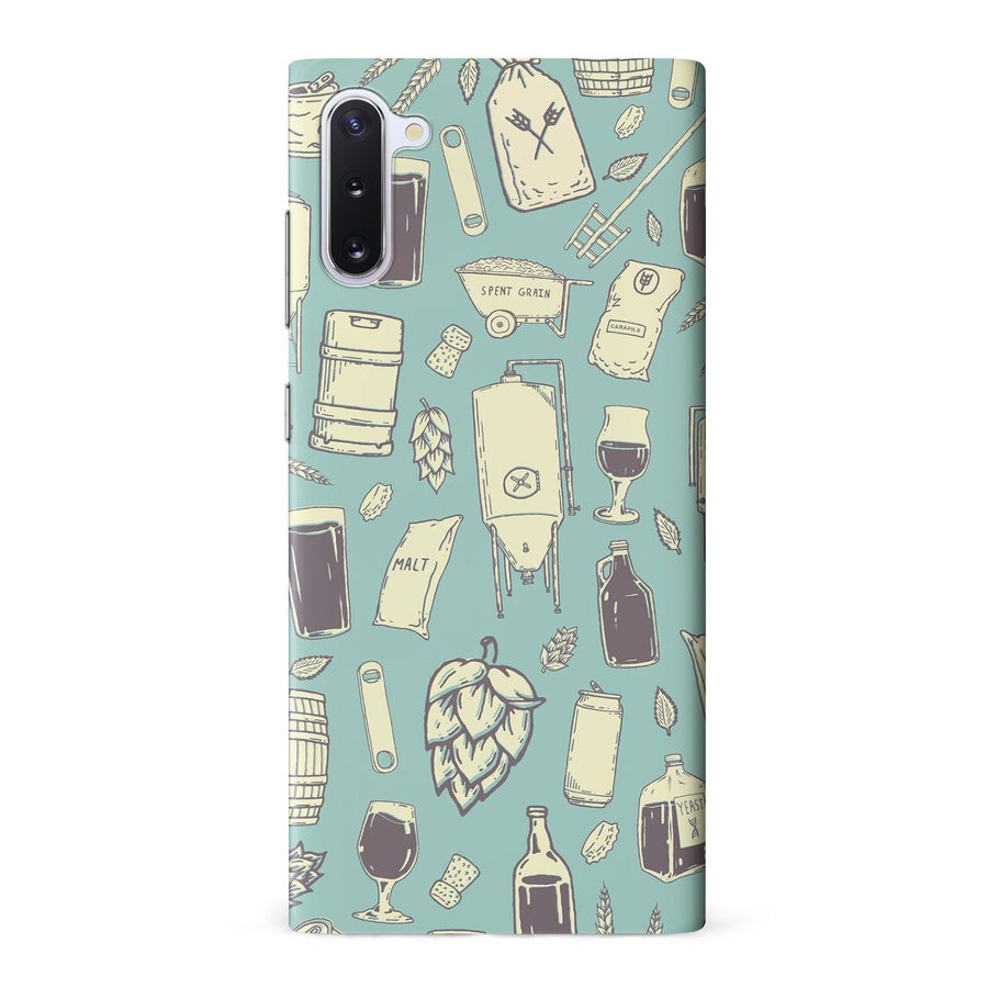 Samsung Galaxy Note 10 The Brewmaster Phone Case in Teal