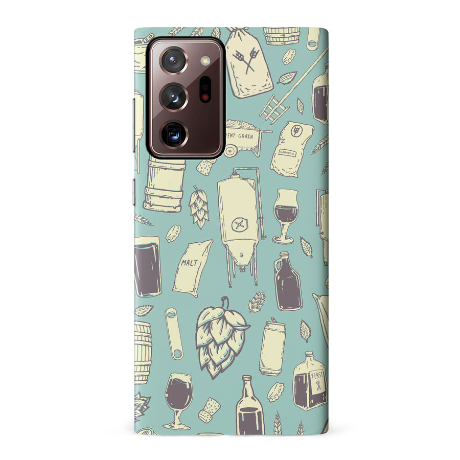 Samsung Galaxy Note 20 Ultra The Brewmaster Phone Case in Teal