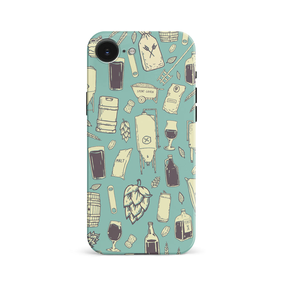 The Brewmaster Phone Case - Teal