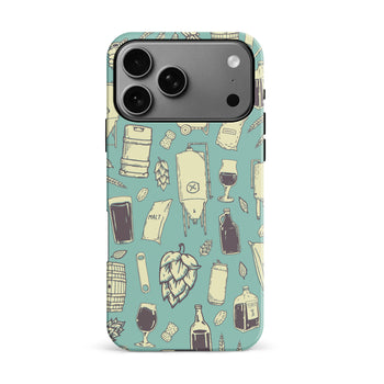 iPhone 17 Pro Max The Brewmaster Phone Case Teal